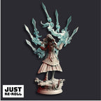 Irivyl Awakened Seeress of Brinilmin - 3D Printed Sorcerer Character Miniature