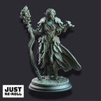 Synoria the Noble Hearted – Feywalker Caster - 3D Printed Druid Character Miniature