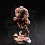 Raiko of the Wardens – Catfolk Wanderer - 3D Monk Miniature