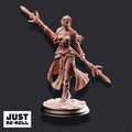 Ninera Glynvari – Blade of the Crescent Moon - 3D Fighter Miniature