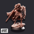 Lydia the Untarnished – Golden Griffin Sergeant - 3D Printed Fighter Miniature
