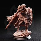Lydia the Untarnished – Golden Griffin Sergeant - 3D Printed Fighter Miniature