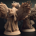 Scorcher Blazing Pyromancer - 3D Printed Sorcerer Character Miniature
