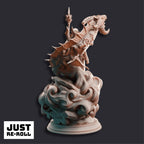 Karydian High Elf Chaos Sorcerer - 3D Printed Sorcerer Character Miniature
