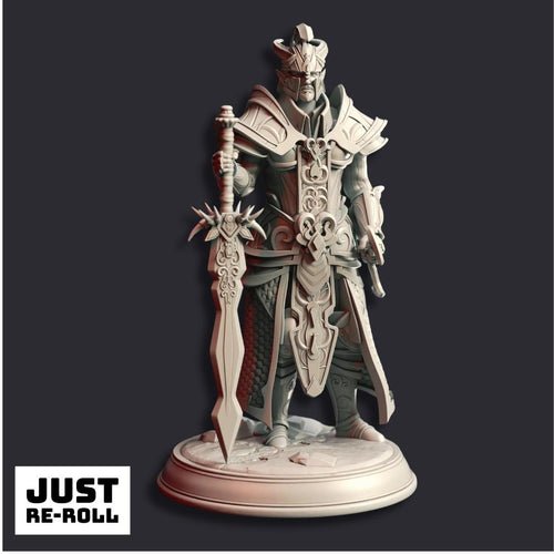 Valius Hanar Arch Marshall - 3D Printed Fighter Character Miniature