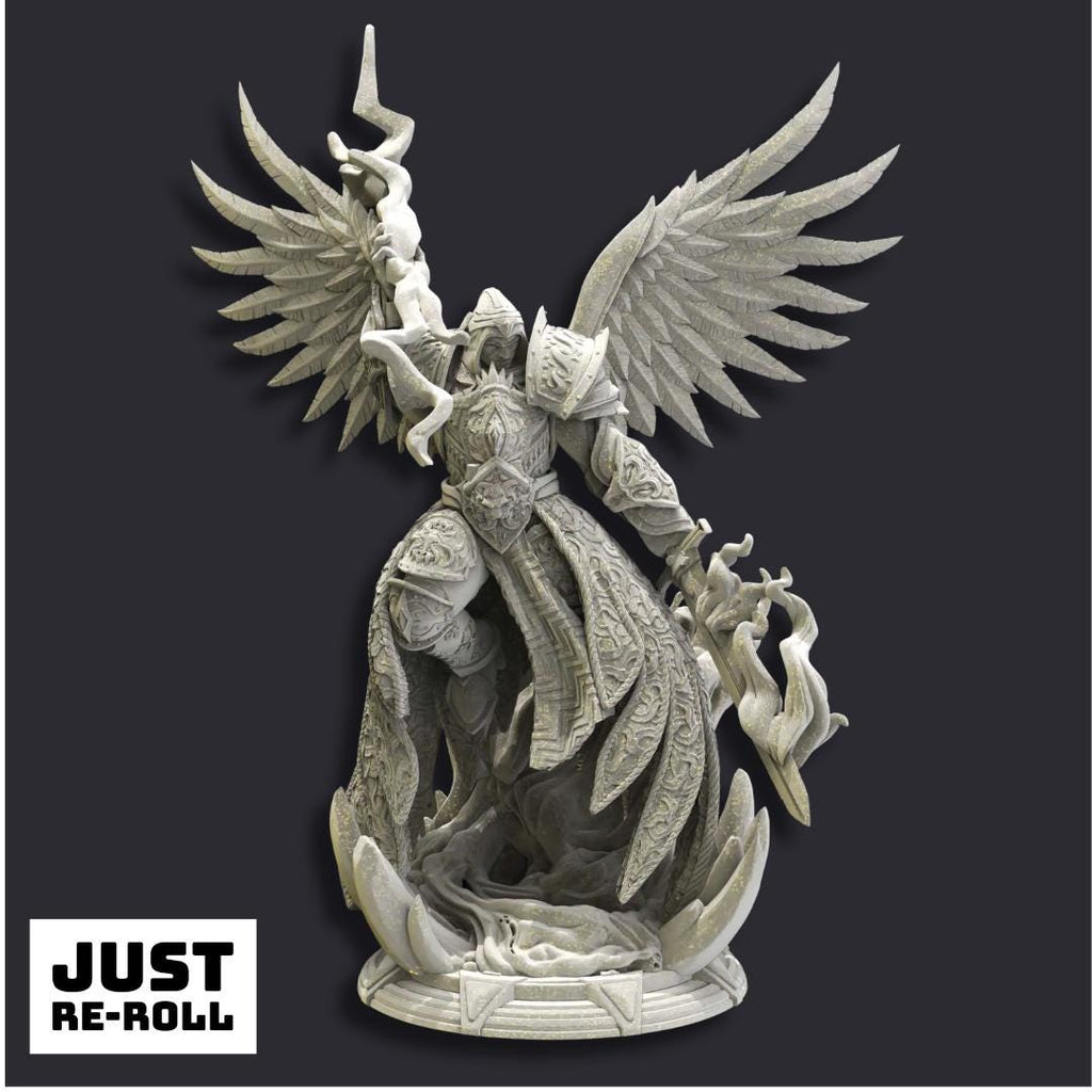 Erdrydion Bringer of Justice & Truth - 3D Printed Paladin Character Miniature