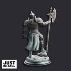 Ser Claudius Knight of the Tower - 3D Printed Paladin Character Miniature