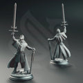 Vicar Atticus The Priest Knight - 3D Printed Paladin Character Miniature