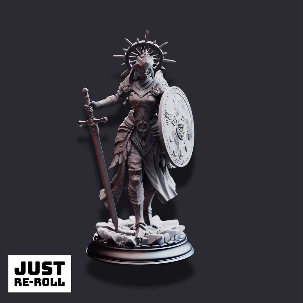 Soleria – The Judge - 3D Printed Paladin Character Miniature