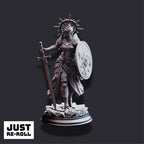 Soleria – The Judge - 3D Printed Paladin Character Miniature