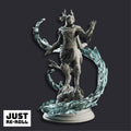 Voskathar Dragonborn of the Tides - 3D Printed Sorcerer Character Miniature