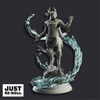Voskathar Dragonborn of the Tides - 3D Printed Sorcerer Character Miniature