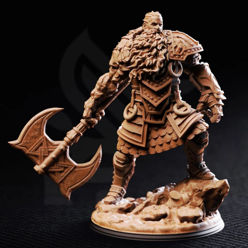 Surtson Fire Jötunn - 3D Printed Monster Miniature