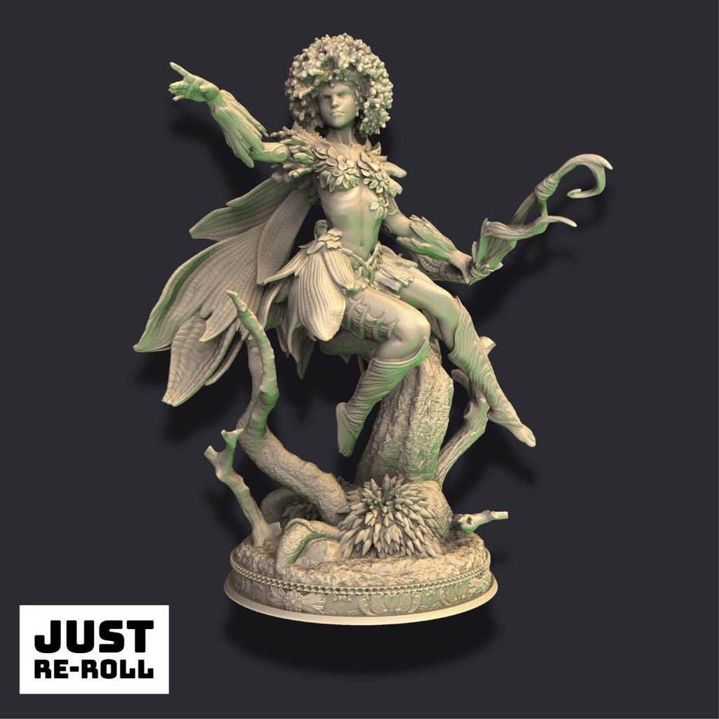 Elenil – Dryad of Passage - 3D Printed Monster Character Miniature