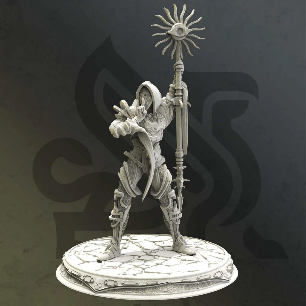 Seroca – Bearer of Secrets - 3D Printed Sorcerer Character Miniature