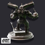 Duktuk – Dwarven Grenadier - 3D Printed Artificer Character Miniature