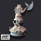Ariana Grey – The Wolf Queen (Wolf Form) - 3D Printed Barbarian Character Miniature