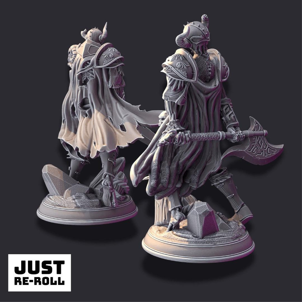 Arisen Warriors – Skeletal Guardians - 3D Printed Monster Character Miniature