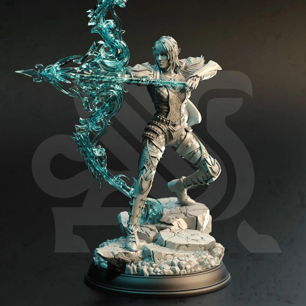Eldiara – Brinilmin’s Archer - 3D Printed Ranger Character Miniature