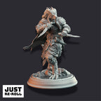 Umbrascale – Draconic Rogue - 3D Printed Ranger Character Miniature