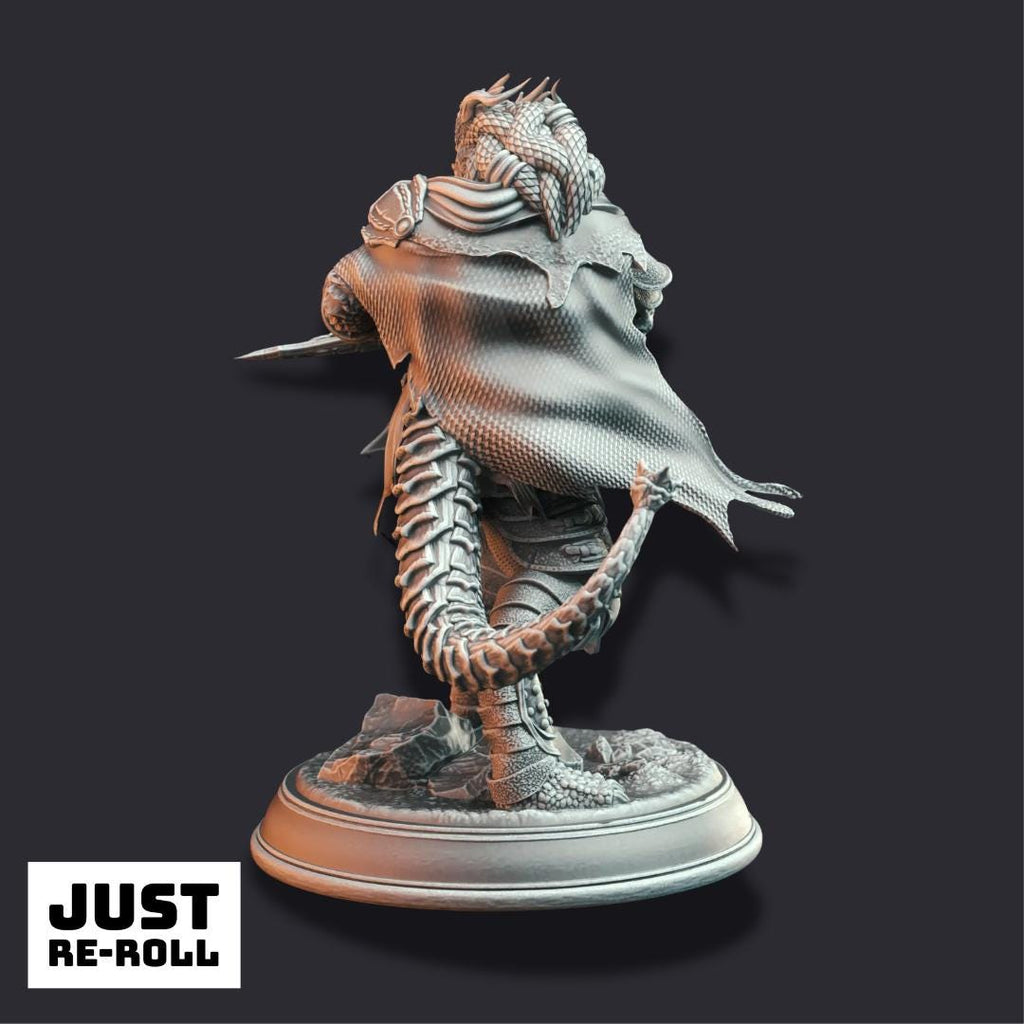 Umbrascale – Draconic Rogue - 3D Printed Ranger Character Miniature
