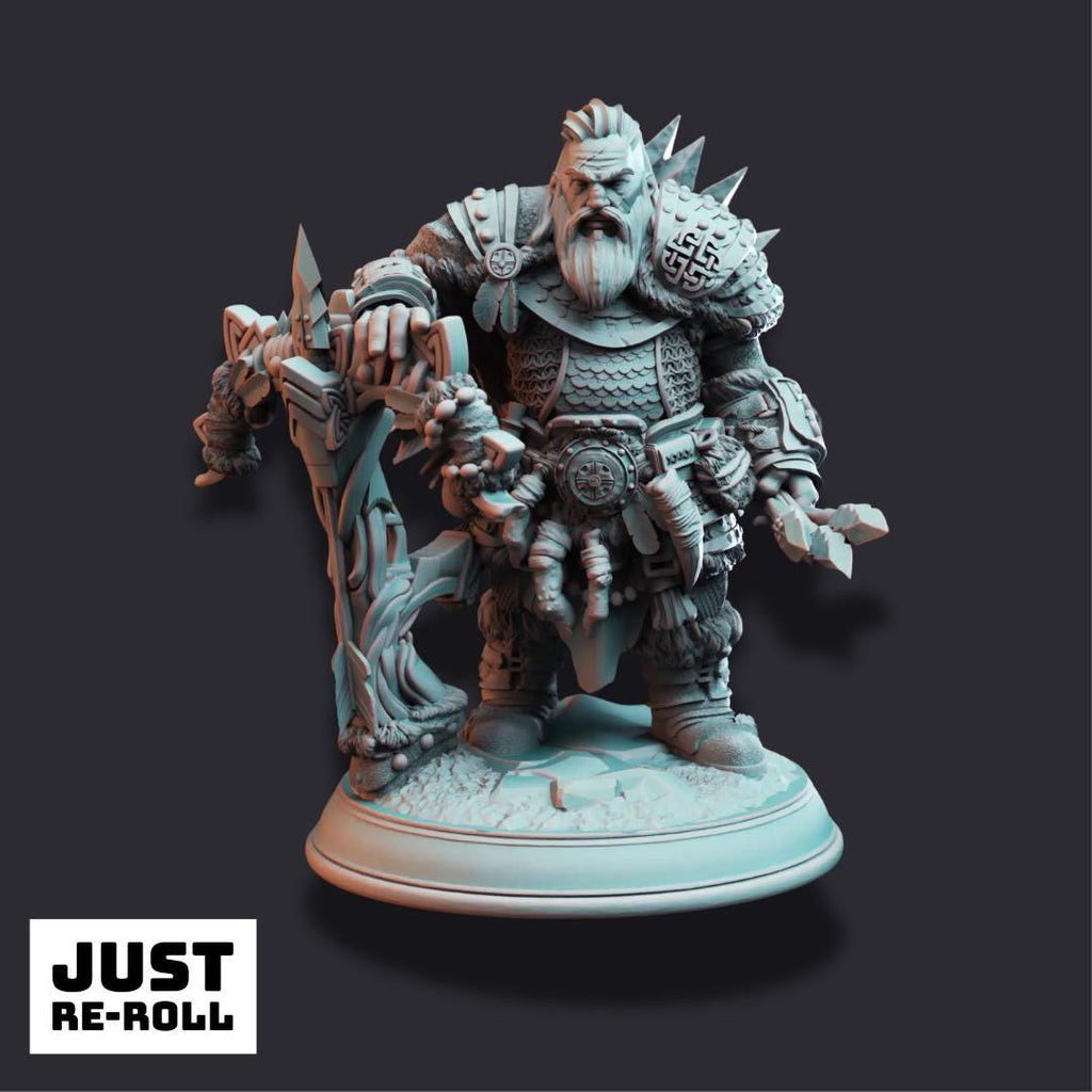 Telnam Gnik – The Big Game Hunter - 3D Printed Ranger Character Miniature