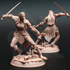 Hali Brookes – Water Elemi Rogue - 3D Printed Fighter Character Miniature