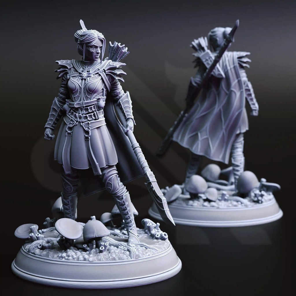 Irinax’s Chosen – Drow Soldiers - 3D Printed Fighter Character Miniature
