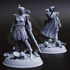 Irinax’s Chosen – Drow Soldiers - 3D Printed Fighter Character Miniature