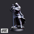 Visage The Faceless Knight - 3D Printed Fighter Character Miniature