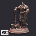 Froth the Belligerent - 3D Printed Barbarian Character Miniature
