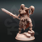 Brakaza The Goblin Queen - 3D Printed Barbarian Character Miniature