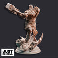 Froth the Furious - 3D Printed Barbarian Character Miniature