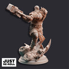 Froth the Furious - 3D Printed Barbarian Character Miniature