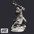 Charnuk Colossal Knight - 3D Printed Barbarian Character Miniature