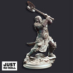 Charnuk Colossal Knight - 3D Printed Barbarian Character Miniature