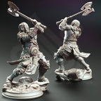 Charnuk Colossal Knight - 3D Printed Barbarian Character Miniature