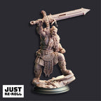 Gorr Spinebreaker The Rage of the South - 3D Printed Barbarian Character Miniature