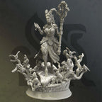Renmaeth Custodian of the Body - 3D Printed Druid Character Miniature
