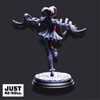 Sanguine – Gleeful Vampire Jester - 3D Printed Bard Character Miniature