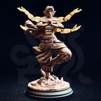 Caryian – Monk of the Astral Sun - 3D Printed Monk Character Miniature