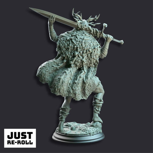 Aram’ra Nature’s Rage - 3D Printed Druid Character Miniature