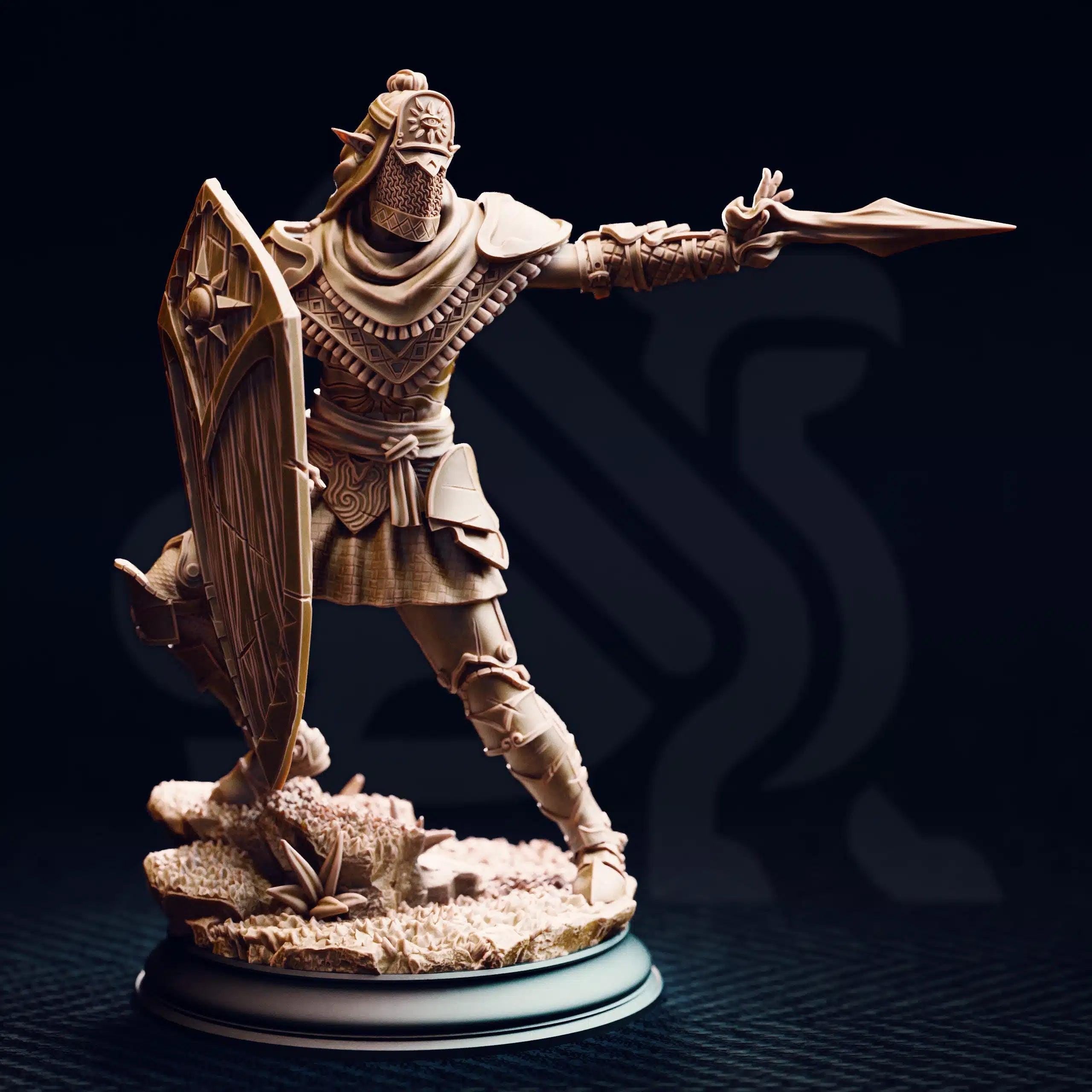 Seroca’s Devout – Dark Cultist Warriors - 3D Printed Fighter Character Miniature