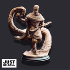 Ahmarai Waqalas – Time Wizard - 3D Printed Wizard Character Miniature