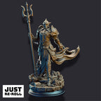 Cylantros Azurius – Paladin of Inderimaethn - 3D Printed Paladin Character Miniature