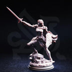 Hitalia – Paladin of Glanion - 3D Printed Fighter Character Miniature