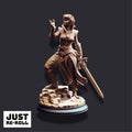 Karisia of Timberly – Half-Elf Hexblade - 3D Printed Fighter Character Miniature
