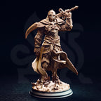 Theubian – Champion of the Serpent - 3D Printed Fighter Character Miniature