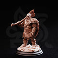 Orzei of Varekan – Dwarven Berserker - 3D Printed Barbarian Character Miniature