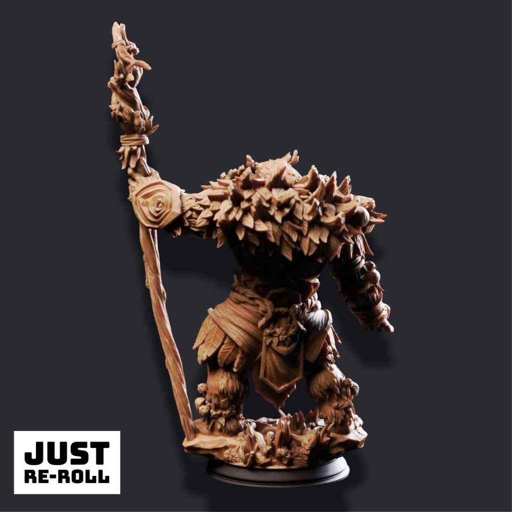 Hvitabjörn – Druid of the White Tundra - 3D Printed Druid Character Miniature